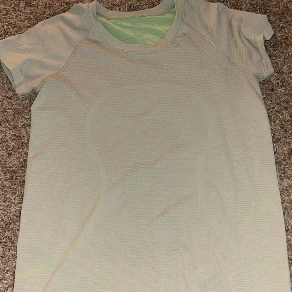 lululemon athletica Light Green Top